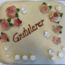 Kake fra Unika AS sin cateringavdeling
