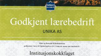 Godkjent lærebedrift, institusjonskokkfaget